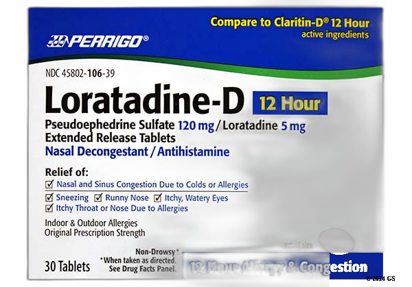 Loratadine/Pseudoephedrine