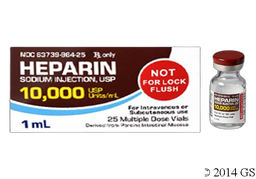Heparin Sodium Coupon - Heparin Sodium 1ml of 10000 units/ml vial