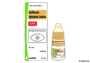 Gatifloxacin Coupon - Gatifloxacin 2.5ml of 0.5% eye dropper
