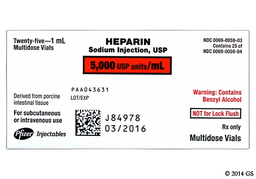 Heparin Sodium Coupon - Heparin Sodium 1ml of 5000 units/ml vial