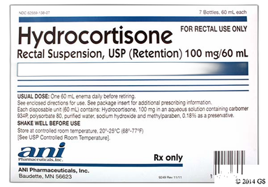 Hydrocortisone Enema Coupon - Hydrocortisone Enema 60ml of 100mg/60ml enema
