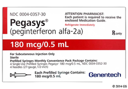 Pegasys Coupon - Pegasys 4 syringes of 180mcg/0.5ml kit