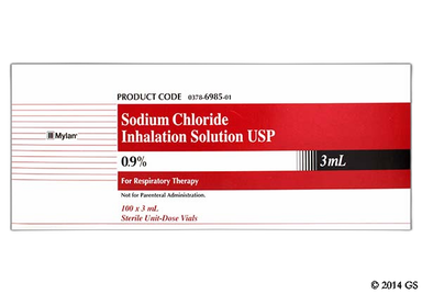 Sodium Chloride Coupon - Sodium Chloride 3ml of 0.9% vial