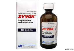 Zyvox Coupon - Zyvox 150ml of 100mg/5ml bottle of oral suspension