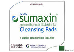 Sumaxin Coupon - Sumaxin 60 cleansing pads of 10%/4% carton