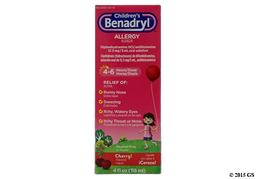 Children's Benadryl Coupon - Children's Benadryl 12.5mg/5ml bottle of oral solution