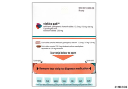 Viekira Pak Coupon - Viekira Pak 112 tablets of 12.5mg/75mg/50mg and 250mg carton