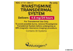 Rivastigmine Coupon - Rivastigmine 30 patches of 4.6mg/24 hours carton