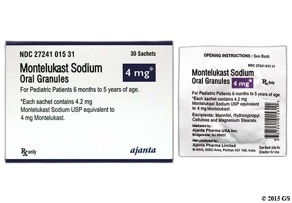 Montelukast singulair 5 mg