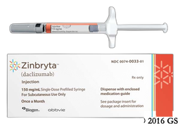 Zinbryta Coupon - Zinbryta 1ml of 150mg/ml syringe