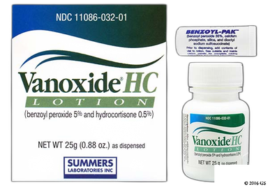 Vanoxide HC Coupon - Vanoxide HC 25g of 5%/0.5% bottle of lotion