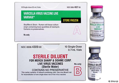 Varivax Coupon - Varivax 0.5ml vial