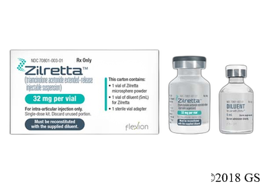 Zilretta Coupon - Zilretta 32mg vial of 5ml kit