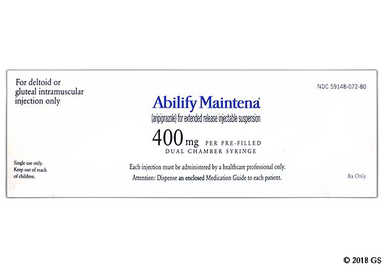 Abilify Maintena Coupon - Abilify Maintena dual chamber of 400mg syringe