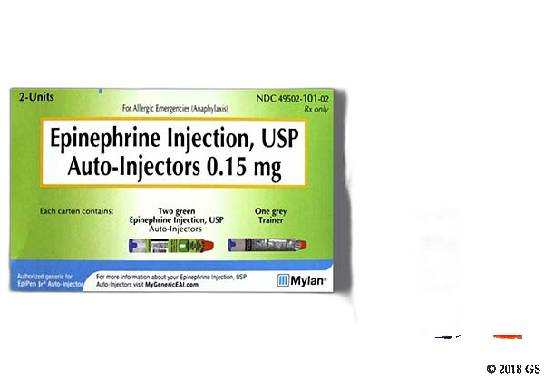 Epinephrine (Epipen Jr)