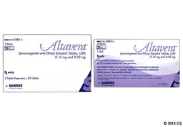 Altavera Coupon - Altavera 28 tablets of 0.15mg/0.03mg package