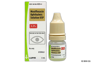 Moxifloxacin Coupon - Moxifloxacin 3ml of 0.5% eye dropper