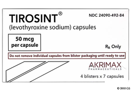 Tirosint Coupon - Tirosint 30 capsules of 50mcg box