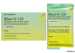 Blisovi Fe 1/20 Coupon - Blisovi Fe 1/20 28 tablets package