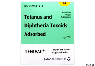 Tenivac Coupon - Tenivac 0.5ml syringe