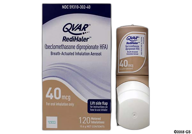 Qvar Coupon - Qvar 10.6g of 40mcg redihaler