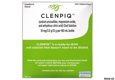 Clenpiq Coupon - Clenpiq 2 bottles of 10mg/3.5g/12g carton