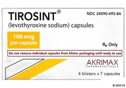 Tirosint Coupon - Tirosint 30 capsules of 100mcg box