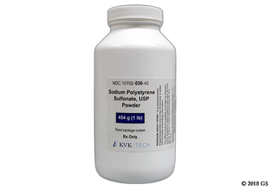 Sodium Polystyrene Sulfonate Coupon - Sodium Polystyrene Sulfonate 454g can of powder