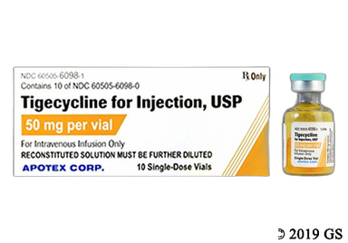 Tigecycline Coupon - Tigecycline 50mg of 10 vials box