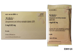 Nikki Coupon - Nikki 28 tablets of 3mg/0.02mg package
