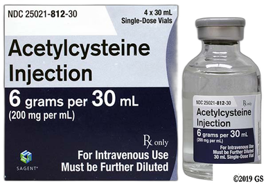 Acetylcysteine Coupon - Acetylcysteine 30ml of 20% injection solution vial