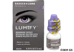 Lumify Coupon - Lumify 7.5ml of 0.025% eye dropper