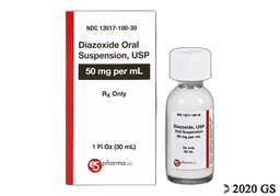 Diazoxide Coupon - Diazoxide 30ml of 50mg/ml bottle of oral suspension