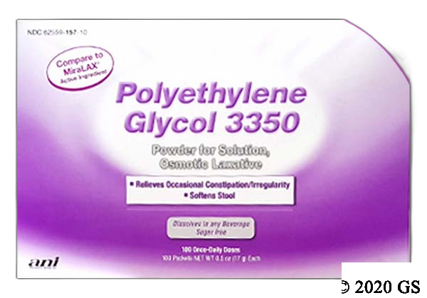 Polyethylene Glycol 3350 Non-Prescription
