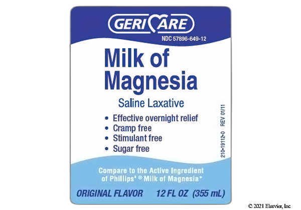 MILK OF MAGNESIA ORIGINAL- magnesium hydroxide liquid
