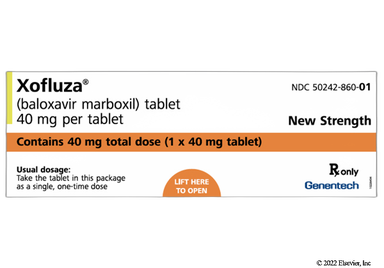 Xofluza Coupon - Xofluza 1 tablet of 40mg dose pack