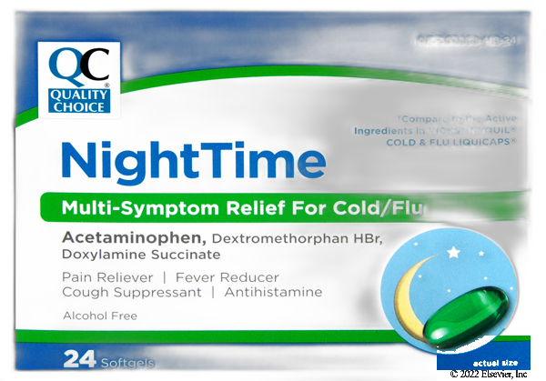 Acetaminophen/Dextromethorphan/Doxylamine