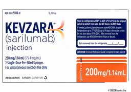 Kevzara Coupon - Kevzara 2 syringes of 200mg/1.14ml carton