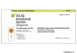 Siliq Coupon - Siliq 2 syringes of 210mg/1.5ml carton