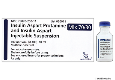 Insulin Aspart 70/30 Coupon - Insulin Aspart 70/30 10ml of 100 units/ml vial