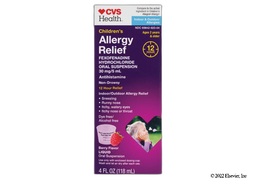 Children's Fexofenadine Coupon - Children's Fexofenadine 12 hour bottle of oral suspension