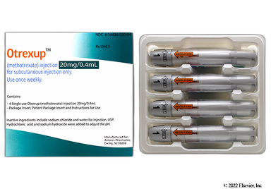 Otrexup Coupon - Otrexup 4 injections of 20mg/0.4ml package