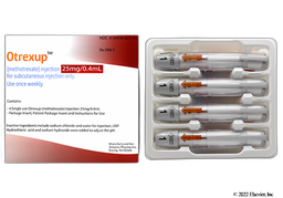 Otrexup Coupon - Otrexup 4 injections of 25mg/0.4ml package