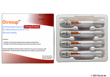 Otrexup Coupon - Otrexup 4 injections of 25mg/0.4ml package