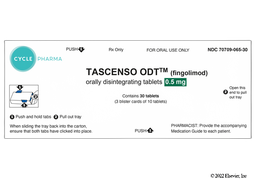 Tascenso ODT Coupon - Tascenso ODT 30 tablets of 0.5mg carton