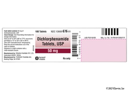 Dichlorphenamide Coupon - Dichlorphenamide 50mg tablet