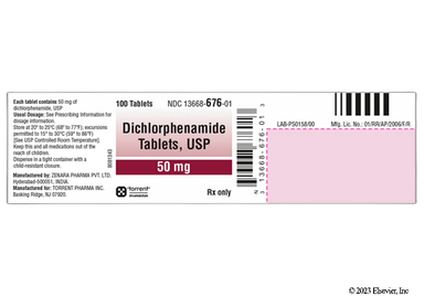 Dichlorphenamide Coupon - Dichlorphenamide 50mg tablet
