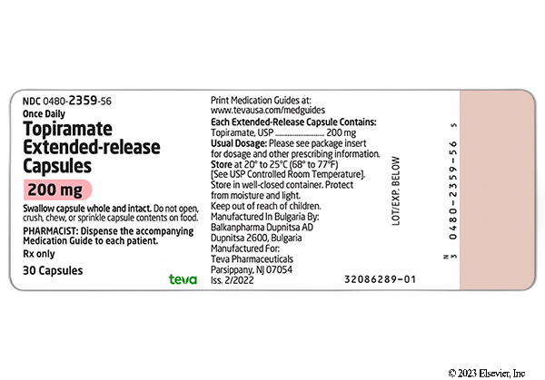 Topiramate ER (Trokendi XR)