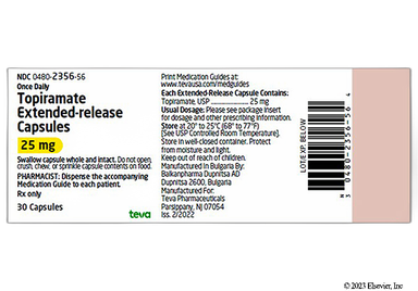 Topiramate ER (Trokendi XR) Coupon - Topiramate ER (Trokendi XR) 25mg of  capsule