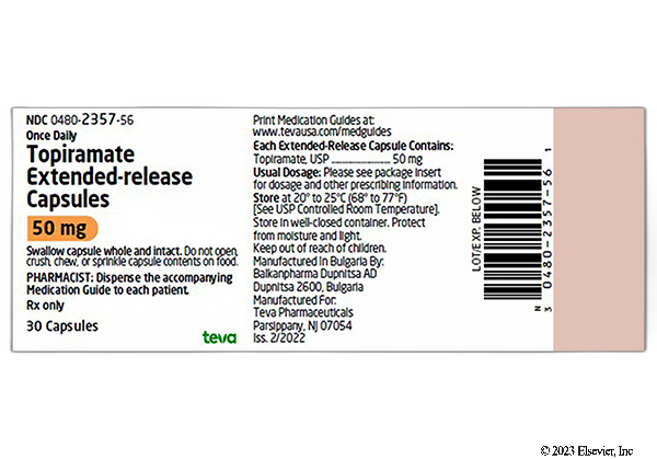 Topiramate ER (Trokendi XR)